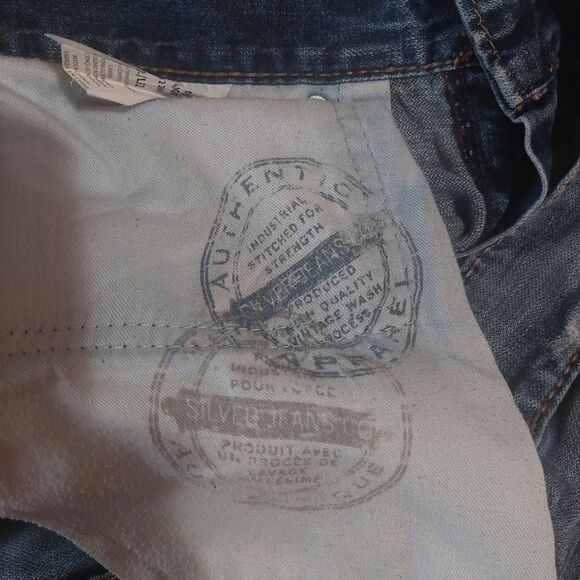 Silver Jeans Men's Straight Leg Blue Jeans - Picture 14 of 16